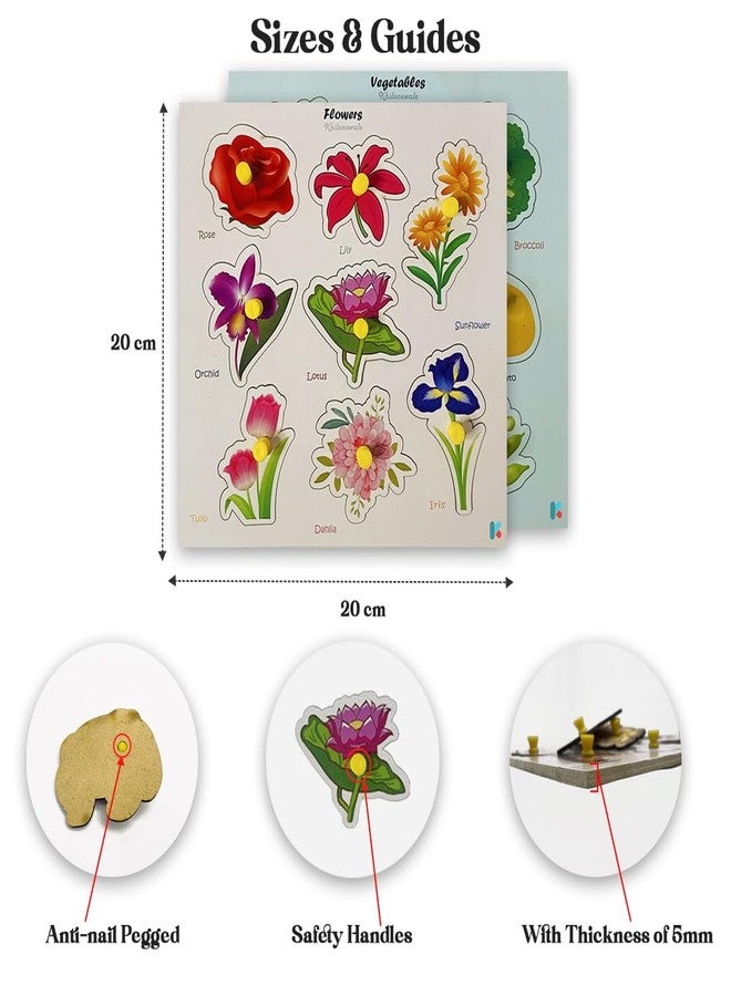 Khilonewale Domestic Animals, Wild Animals, Aquatic Animals, Birds, Insects, Flower - Learning Activities Puzzle for Kids - Image 3